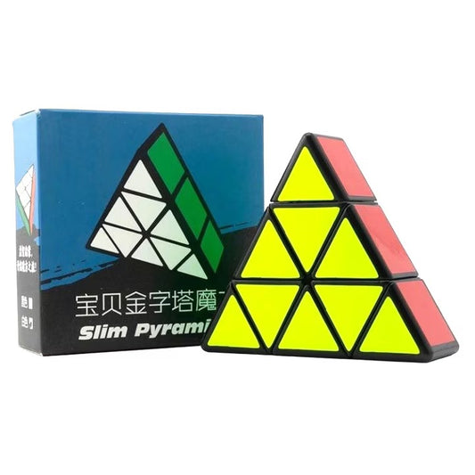 ZePuzzles Slim Pyraminx (1-Layer Floppy 3x3x1 Shape Mod)