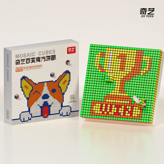QiYi Mosaic Mini 3x3 Cube Bundle Set of 100 (10x10 Grid)
