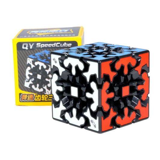 QiYi Speed Gear Cube 3x3 V2 (Tiled, Black Body)
