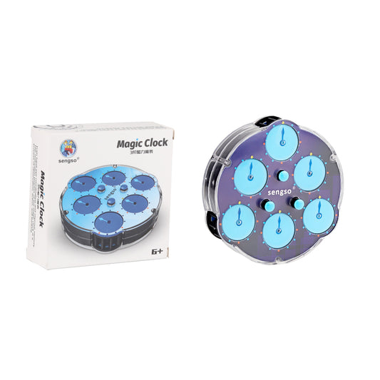 ShengShou 3x3 Triangle Magnetic Clock (6-Dial Variant)