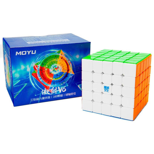 MoYu AoChuang 5x5 V6 Triple-Track (Magnetic + Ball-Core + UV)