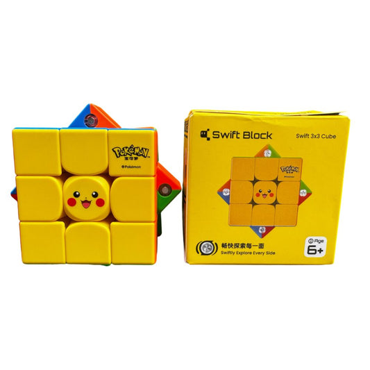 Swift Block 355S 3x3 (Magnetic, Springs) - Pokémon Pikachu Edition