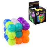 Magnetic Building Blocks 3x3 Ball Magic Children DIY 3D Puzzle Cubes