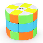 QiYi Cylinder 3x3x3 Stickerless Smooth Turning Barrel Cube