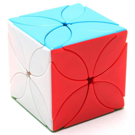 4-Leaf 3x3 Clover Speed Cube, Stickerless Puzzle Cube - Cuberkart