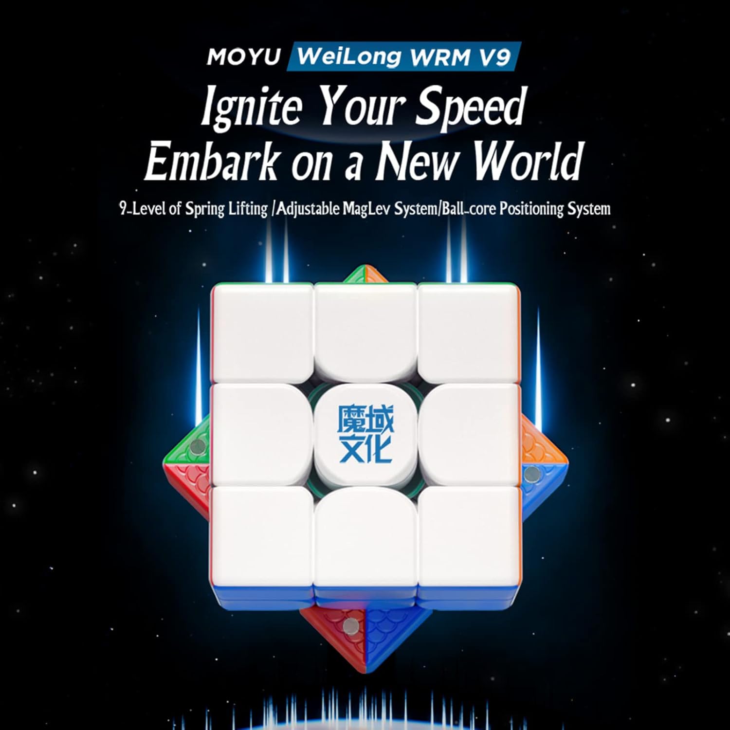 MoYu WeiLong WR M V9 3x3 Magnetic (Standard) MoYu WeiLong WR M V9 3x3 Magnetic (Standard)