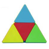QiYi 2x2 Pyraminx Stickerless Puzzle Cube
