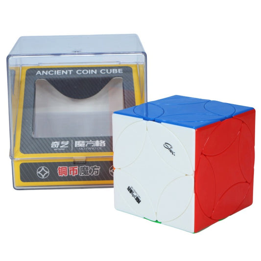 QiYi MoFangGe Ancient Coin Cube – Stickerless Puzzle - Cuberkart