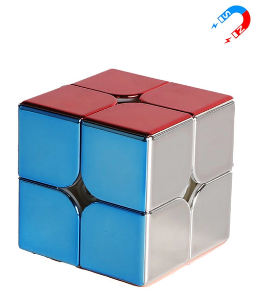 Sengso Legend 2x2 M Magnetic Metallic Speed Cube - Cuberkart