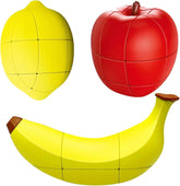 Fruit Cube Lemon + Banana + Apple Magic Cube Puzzle