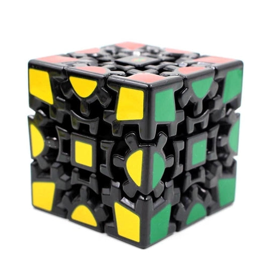 Gear 3x3 Black Stickerless Cube - Cuberkart
