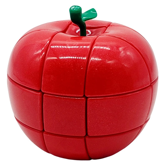 YJ 3x3 Apple Fruit Shaped Cube, Red - Cuberkart