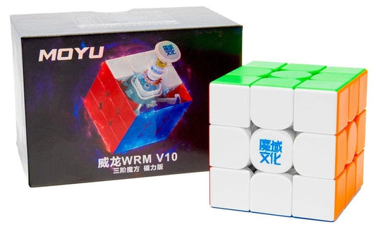 MoYu WeiLong WR M V10 3x3 (Magnetic, UV Coated) - Cuberkart