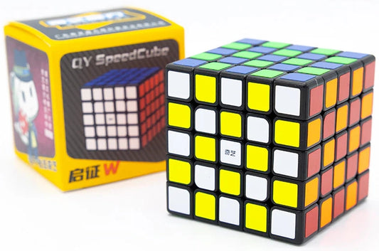 Qiyi QiZheng W 5x5 Speed Cube, Black-Base - Cuberkart