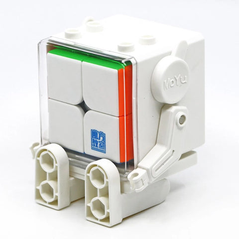 MoYu 2M 2x2 Magnetic Cube + Robot Toy Display Box