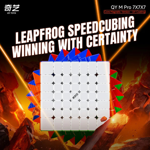 QiYi M Pro 7x7 Magnetic Ball-Core Speed Cube (UV Coated)