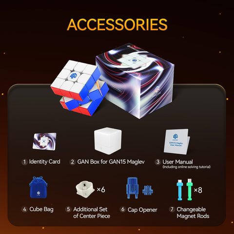 GAN 15 MagLev 3x3 Flagship Magnetic Speed Cube