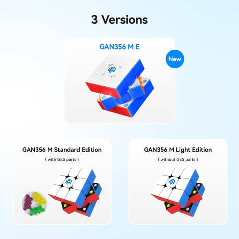 GAN356 ME V2 3x3 Magnetic Speed Cube (UV Coated)