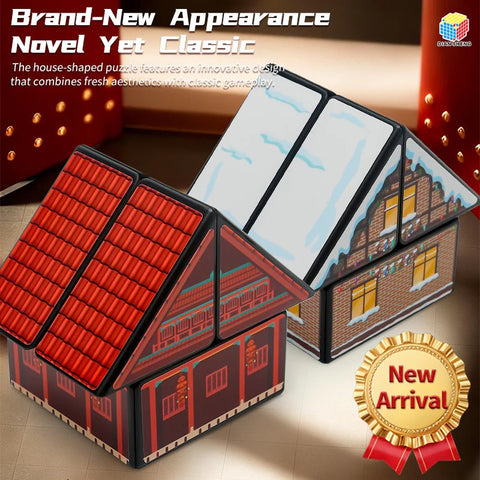 DianSheng 2x2 House Cube (Winter Christmas Edition)
