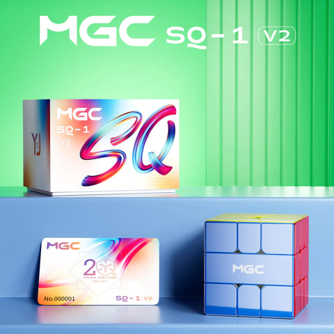 YJ MGC Square-1 V2 Speed Cube (Magnetic + UV Coated)