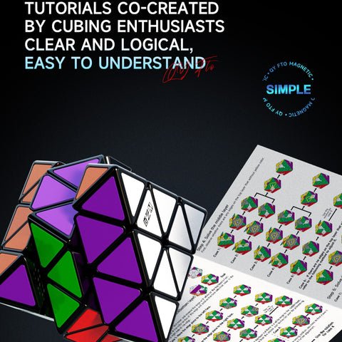 QiYi Magnetic FTO (Tiled) Face-Turning Octahedron Speed Cube