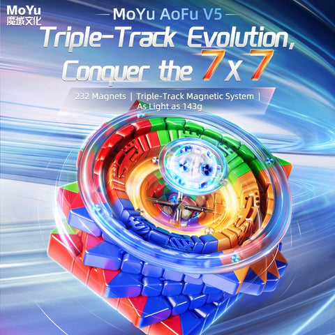 MoYu AoFu V5 7x7 Triple-Track (Ball-Core UV)