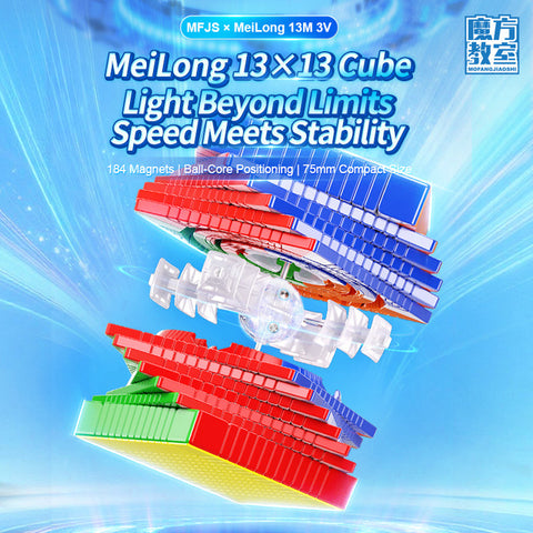 MoYu MFJS MeiLong 13x13 V3 Magnetic Ball-Core Speed Cube