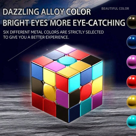 ShengShou Metal Alloy 3x3 Speed Cube (Brushed Matte Metal Finish)