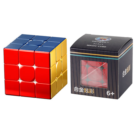 ShengShou Metal Alloy 3x3 Speed Cube (Brushed Matte Metal Finish)
