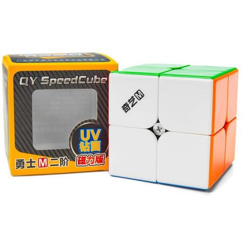 QiYi Warrior M 2x2 Speed Cube (Magnetic + UV Coated)