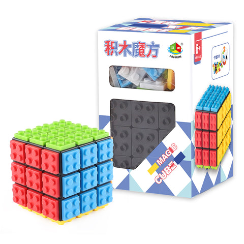 FanXin Color Brick 3x3 (DIY Building Block Speed Cube)