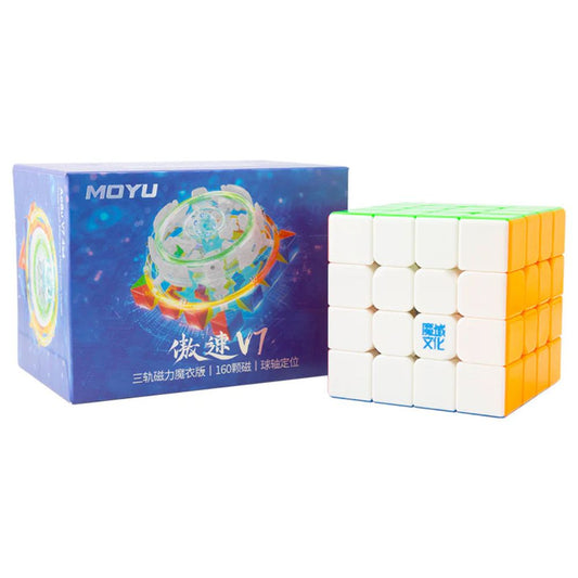 MoYu AoSu V7 4x4 Triple-Track (Magnetic + Ball-Core + UV)