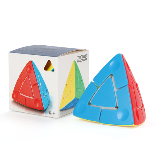 ShengShou Pyraminx Duo 2x2 Magic Tower Cube (Stickerless)