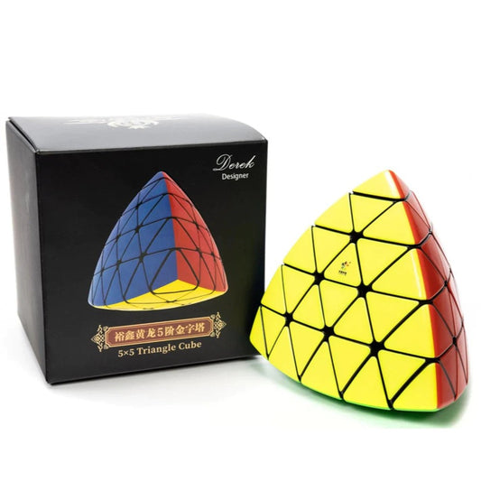YuXin HuangLong 5x5 Pyraminx (Tiled)
