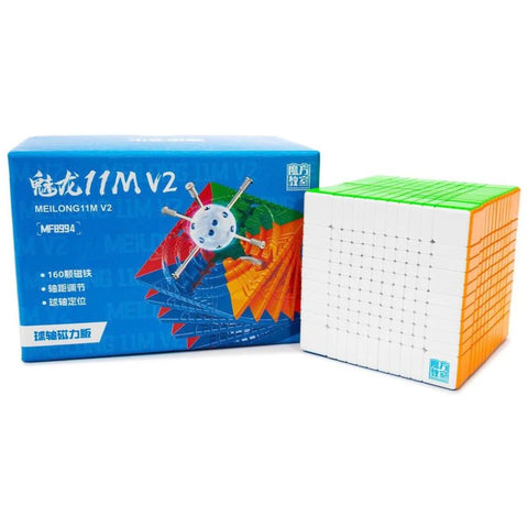 MoYu MFJS MeiLong 11x11 V2 Magnetic Ball-Core Speed Cube
