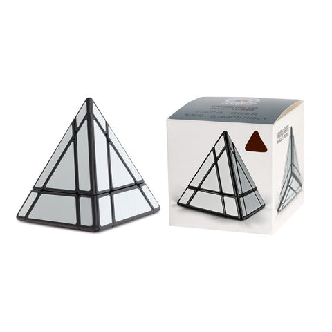ShengShou Mirror Pyraminx Tower Shape Mod (Silver)