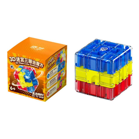 QiYi Maze Sandwich 3x3 (3D Labyrinth Magic Cube)