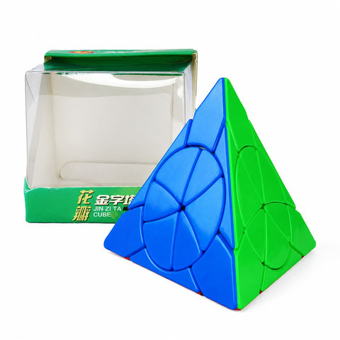 YJ Petal Pyraminx Shape Mod (Ball Stabilization & Rotating Centers)