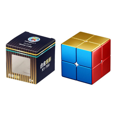 ShengShou Alloy 2x2 Speed Cube (Metallic Finish)