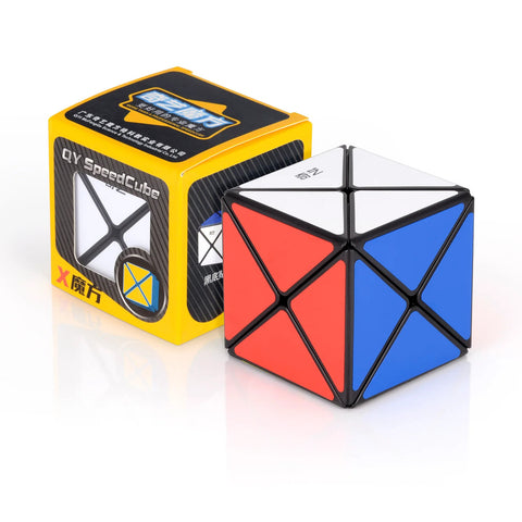 QiYi X Dino Cube (Corner-Turning Non-WCA Brain Teaser - Black)