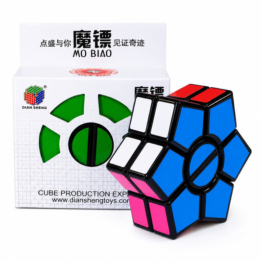 DianSheng 2-Layer Square-1 Star Cube (Black Base)