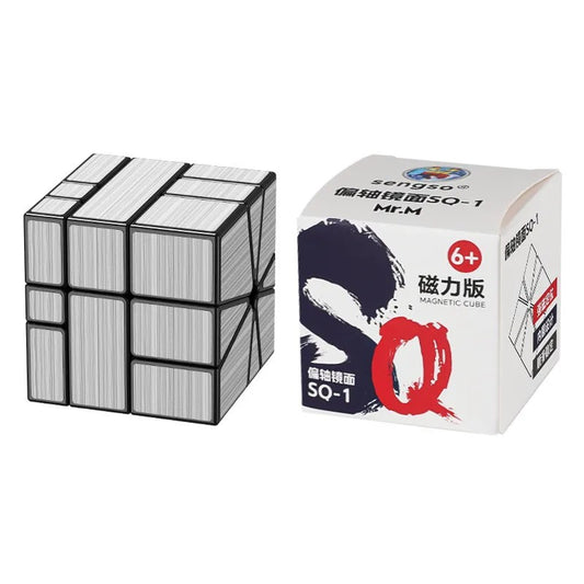 SengSo Mr. M Mirror Axis Square-1 Cube (Silver)
