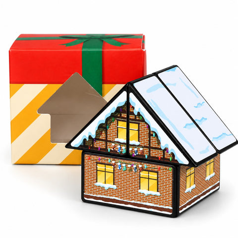 DianSheng 2x2 House Cube (Winter Christmas Edition)