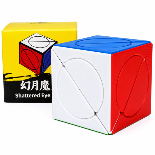 ZePuzzles Shattered Eye Cube (Jacob Keener 3x3 Shape Mod)