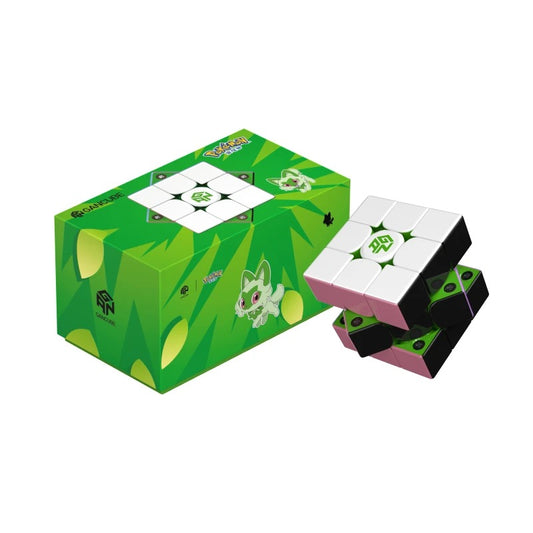 GAN 356 ME 3x3 Magnetic Cube (Official Pokémon Sprigatito Edition)