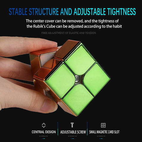 Sengso Legend 2x2 M Magnetic Metallic Speed Cube