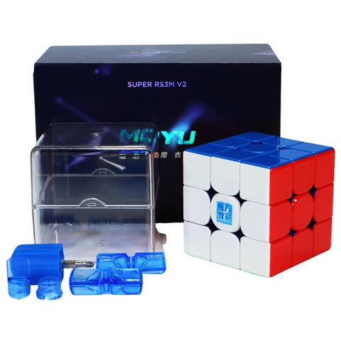 MoYu Super RS3M V2 3x3 Speed Cube Magnetic, MagLev, UV Coated, Fast & Adjustable