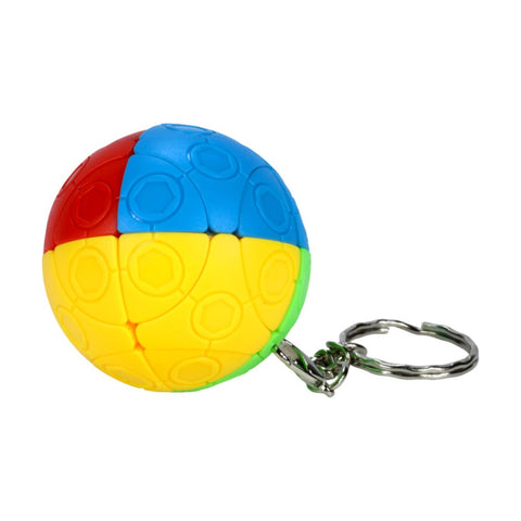 FanXin Football 2x2 Keychain Cube (Spherical Shape Mod)