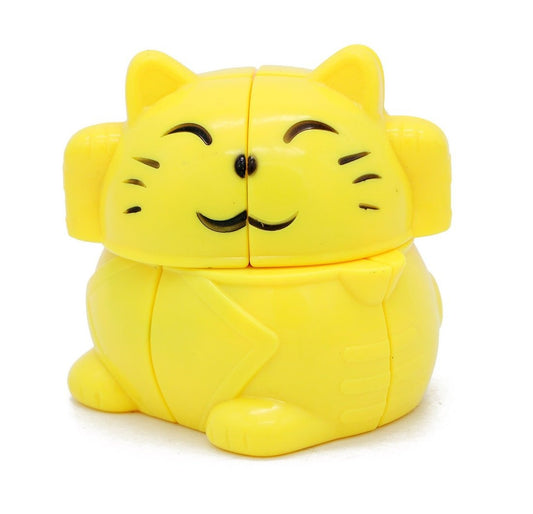 YJ Fortune Cat 2x2x2 Shape Mod (Stickerless Yellow)