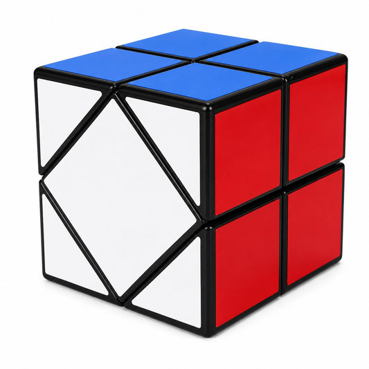ZePuzzles Domino Skewb (Hybrid 2x2 & Axis Shape Mod)